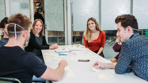 The first batch of the Changemakers during the bootcamp - October 2020 The first batch of the Changemakers during the bootcamp - October 2020