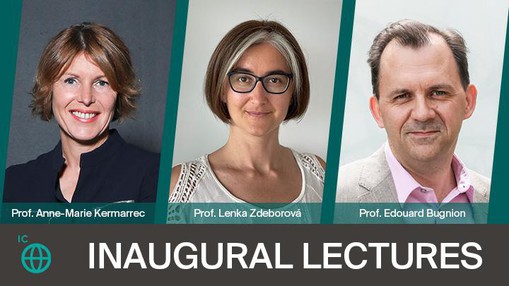 Inaugural Lectures - Profs. Anne-Marie Kermarrec, Lenka Zdeborová, Edouard Bugnion