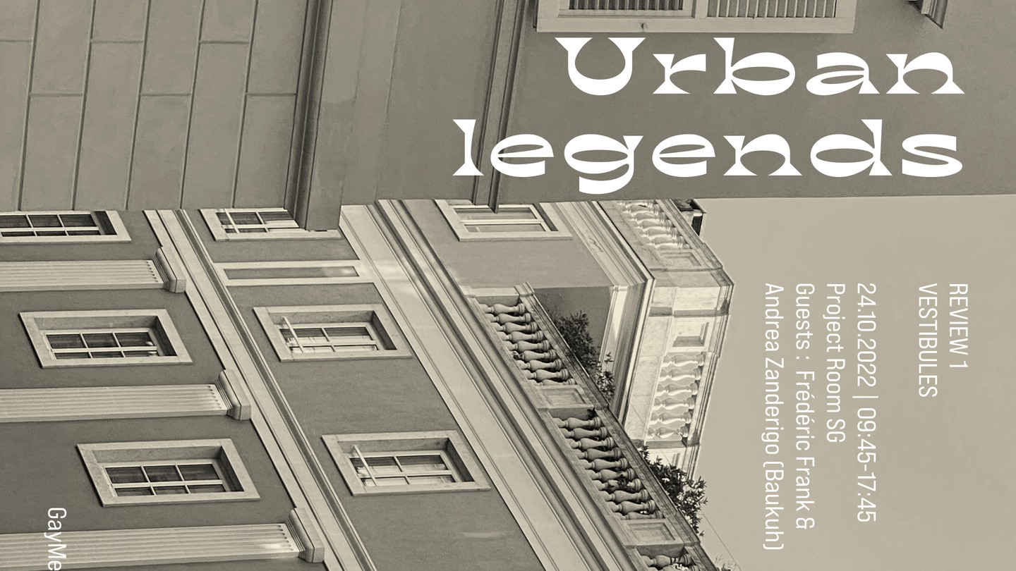 Vestibules Trieste / Urban Legends - Studio Gay Menzel - EPFL