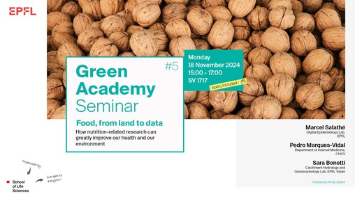 Announcement and Invitation to the 5th Edition of the Green Academy, on the subject of Nutrition