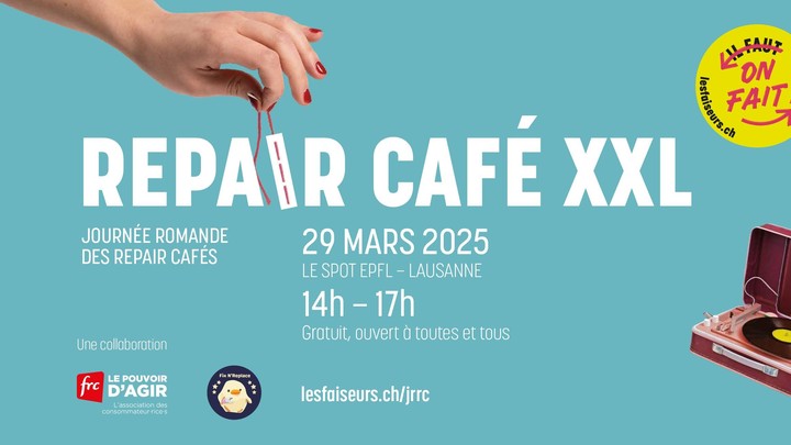 Repair Coffee XXL - journée romande des repairs cafés