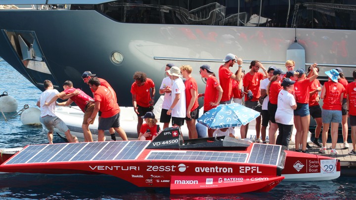 Swiss Solar Boat - unveiling