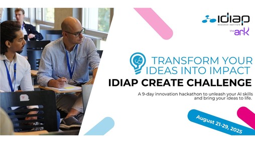 Banner Idiap Create Challenge