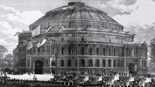 Grand opening of the Royal Albert Hall in London, 29 March 1871
