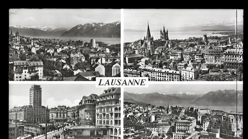 Fonds Perrochet, plan large de la ville de Lausanne